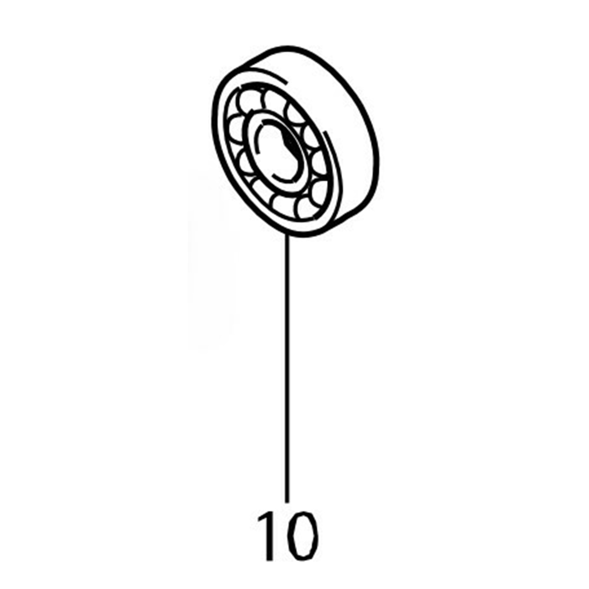 Rodamientos De Bolas Ranurados SKF 6010 (10 Unidades), 50 X 80 X