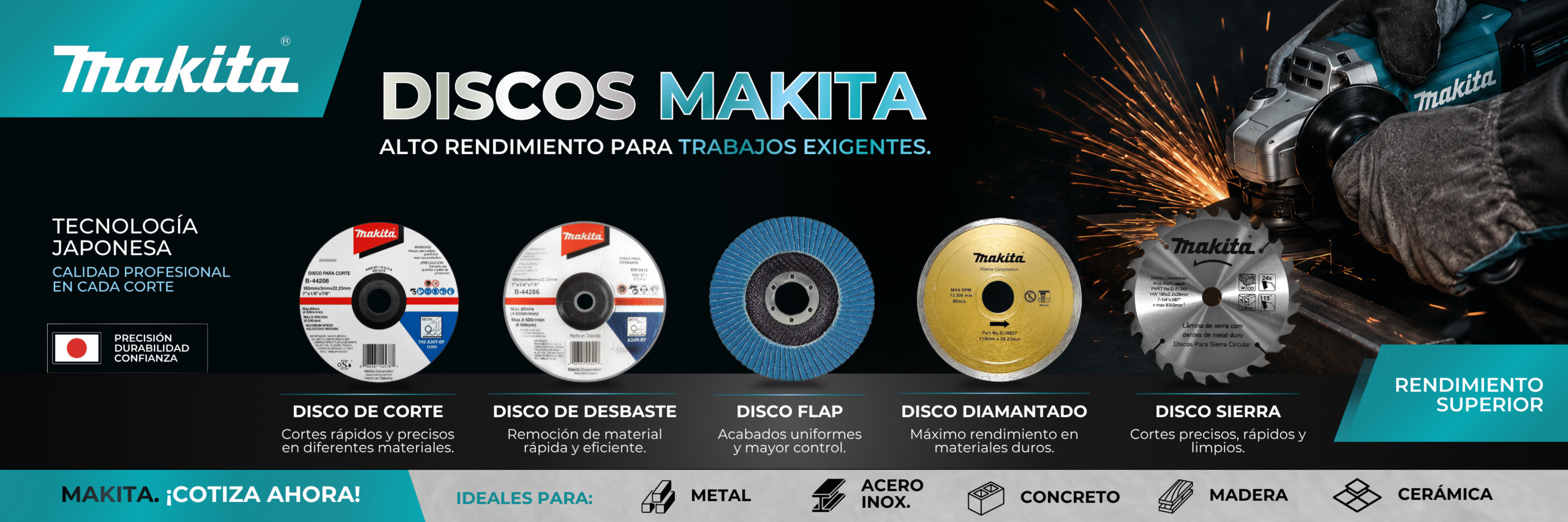 Discos Makita